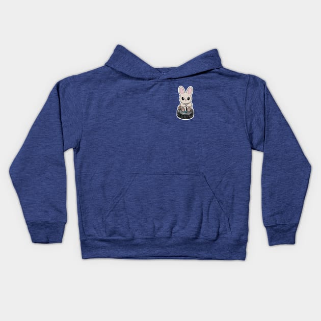 Puck Bunny (Vancouver) Kids Hoodie by jberoldart